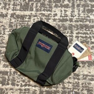 NWT - JANSPORT Weekender Mini Duffle Bag in Cargo Green